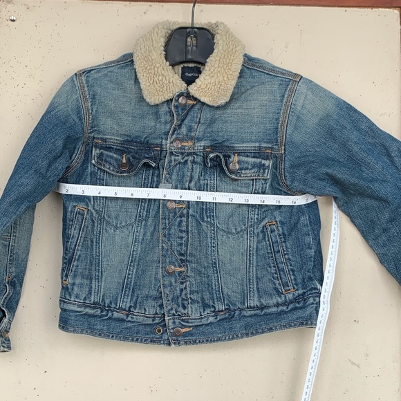GAP DENIM & SHERPA JACKET - Picture 9 of 11